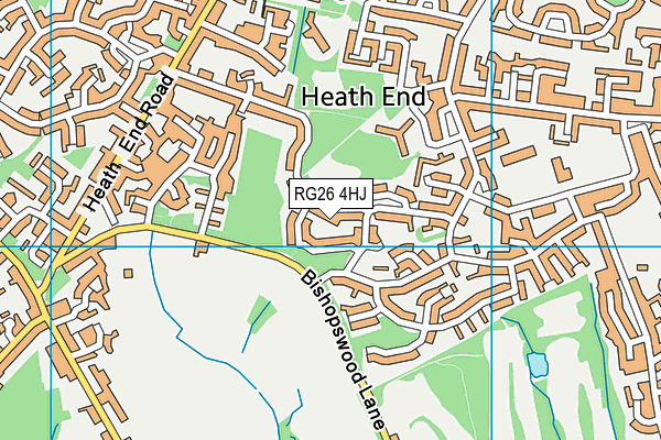 RG26 4HJ map - OS VectorMap District (Ordnance Survey)