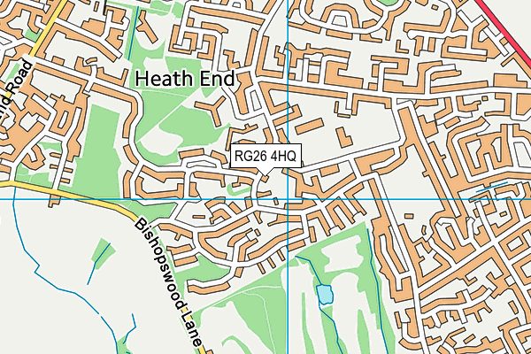 RG26 4HQ map - OS VectorMap District (Ordnance Survey)