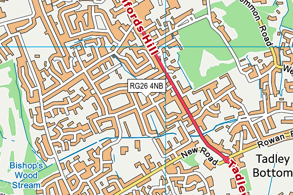 RG26 4NB map - OS VectorMap District (Ordnance Survey)