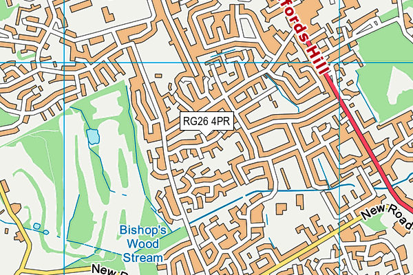 RG26 4PR map - OS VectorMap District (Ordnance Survey)