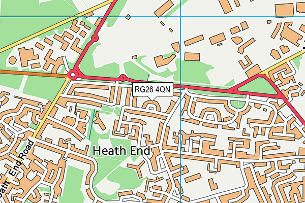 RG26 4QN map - OS VectorMap District (Ordnance Survey)