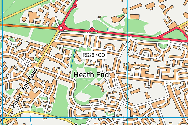 RG26 4QQ map - OS VectorMap District (Ordnance Survey)