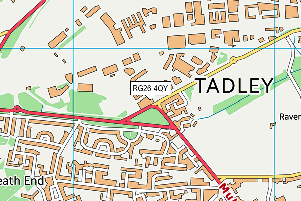 RG26 4QY map - OS VectorMap District (Ordnance Survey)
