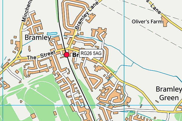 Map of BRAMLEY VILLAGE BAKERY LIMITED at district scale