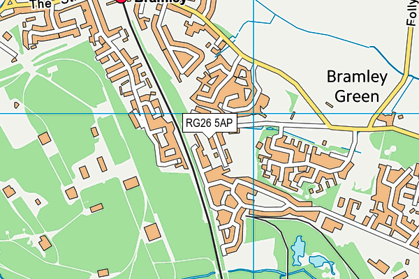 RG26 5AP map - OS VectorMap District (Ordnance Survey)