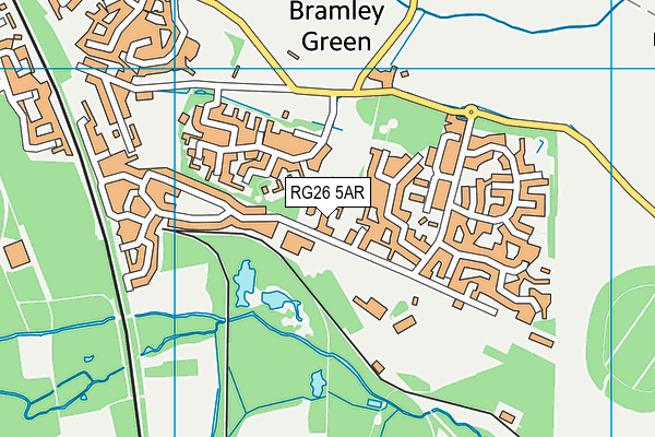 RG26 5AR map - OS VectorMap District (Ordnance Survey)