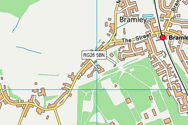 RG26 5BN map - OS VectorMap District (Ordnance Survey)