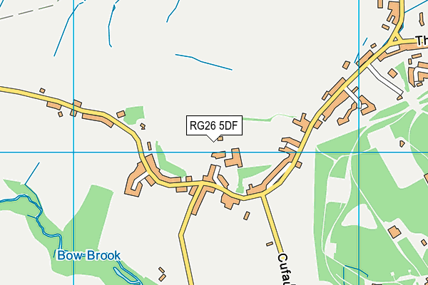 RG26 5DF map - OS VectorMap District (Ordnance Survey)