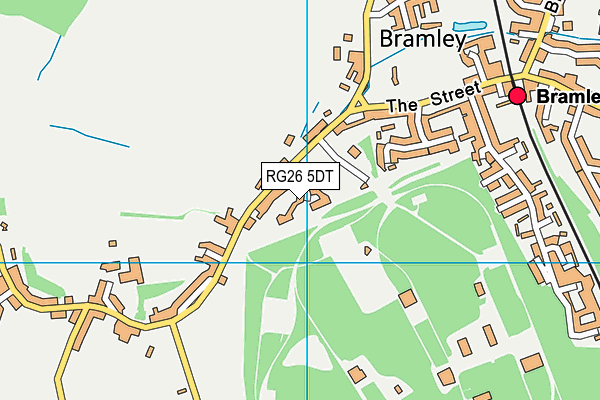RG26 5DT map - OS VectorMap District (Ordnance Survey)