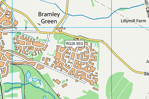 Map of TADLEY HEALTH LTD at district scale