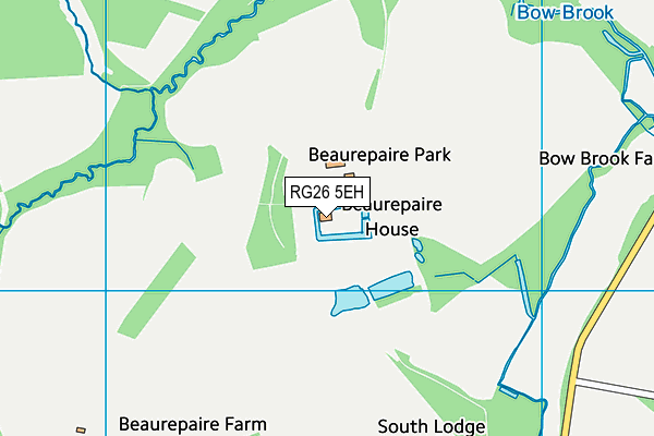 RG26 5EH map - OS VectorMap District (Ordnance Survey)