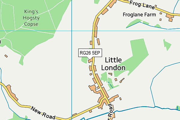 RG26 5EP map - OS VectorMap District (Ordnance Survey)