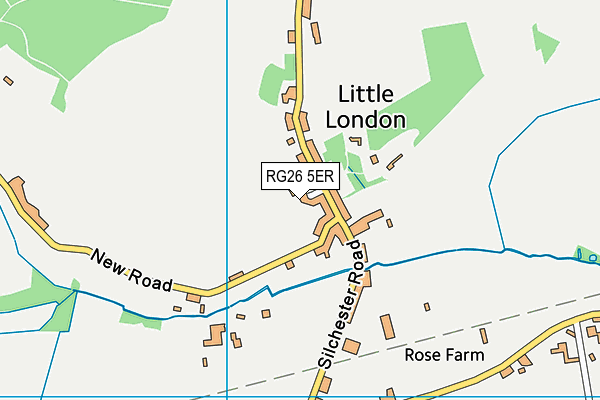 RG26 5ER map - OS VectorMap District (Ordnance Survey)