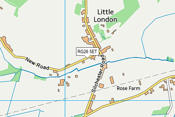 RG26 5ET map - OS VectorMap District (Ordnance Survey)