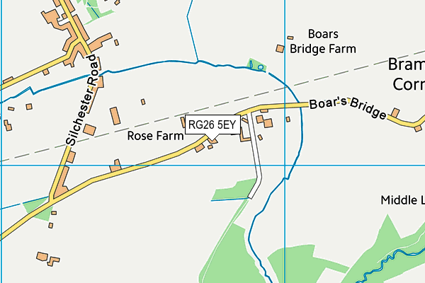 RG26 5EY map - OS VectorMap District (Ordnance Survey)