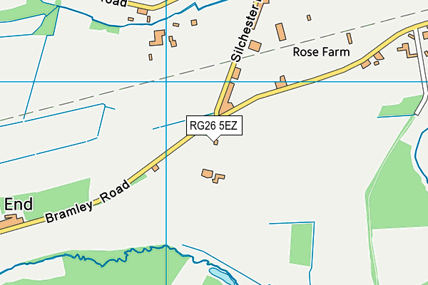 RG26 5EZ map - OS VectorMap District (Ordnance Survey)