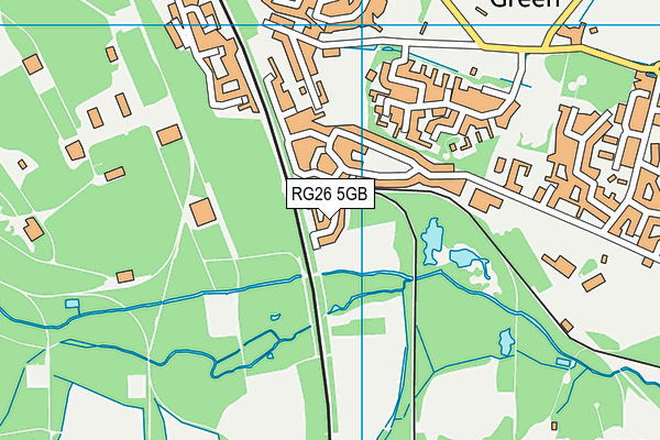 RG26 5GB map - OS VectorMap District (Ordnance Survey)