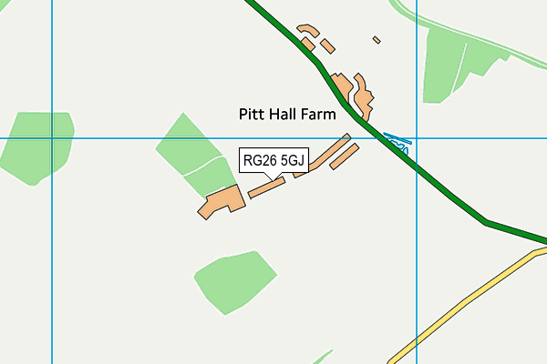 RG26 5GJ map - OS VectorMap District (Ordnance Survey)