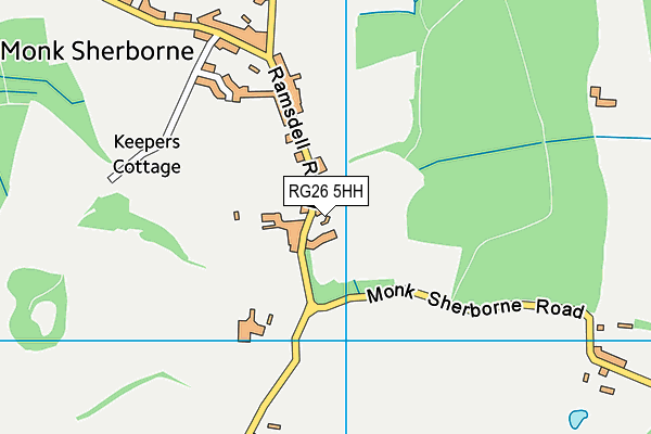 RG26 5HH map - OS VectorMap District (Ordnance Survey)