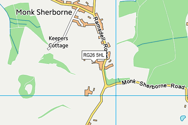 RG26 5HL map - OS VectorMap District (Ordnance Survey)