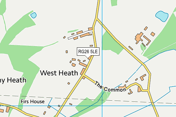 RG26 5LE map - OS VectorMap District (Ordnance Survey)