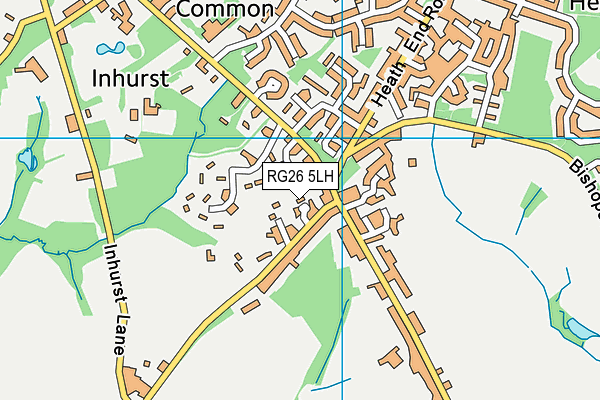 RG26 5LH map - OS VectorMap District (Ordnance Survey)