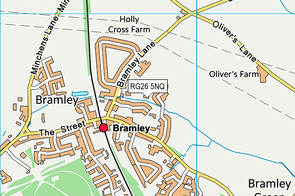 RG26 5NQ map - OS VectorMap District (Ordnance Survey)