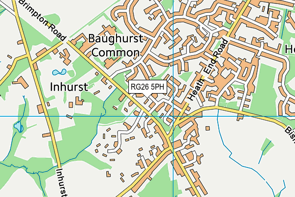 RG26 5PH map - OS VectorMap District (Ordnance Survey)