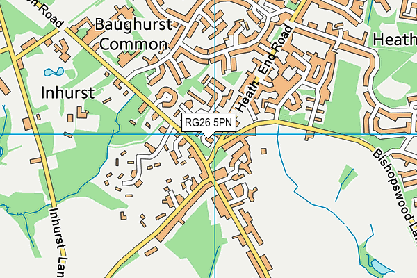 RG26 5PN map - OS VectorMap District (Ordnance Survey)