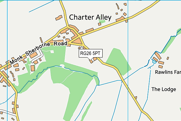 RG26 5PT map - OS VectorMap District (Ordnance Survey)