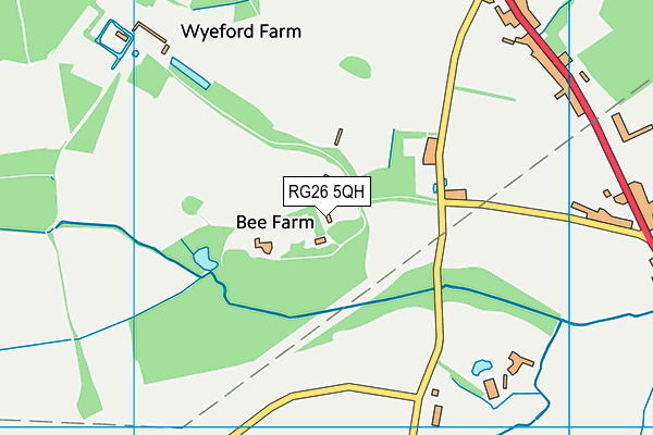 RG26 5QH map - OS VectorMap District (Ordnance Survey)