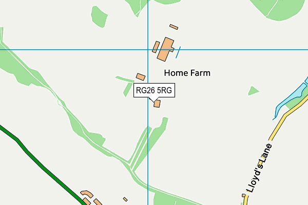 RG26 5RG map - OS VectorMap District (Ordnance Survey)