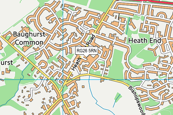 RG26 5RN map - OS VectorMap District (Ordnance Survey)