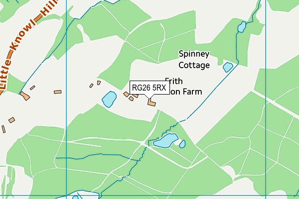 RG26 5RX map - OS VectorMap District (Ordnance Survey)