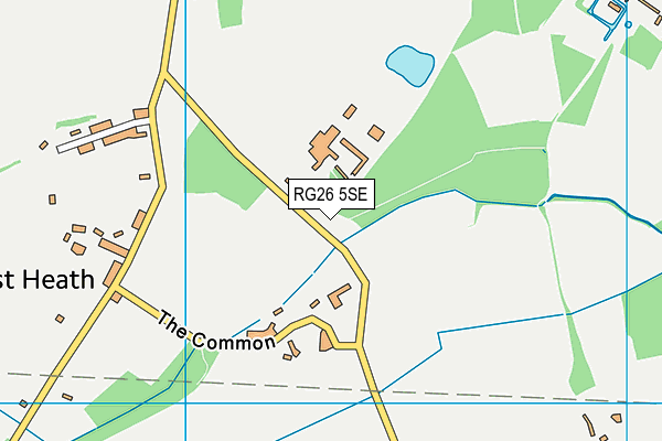 RG26 5SE map - OS VectorMap District (Ordnance Survey)