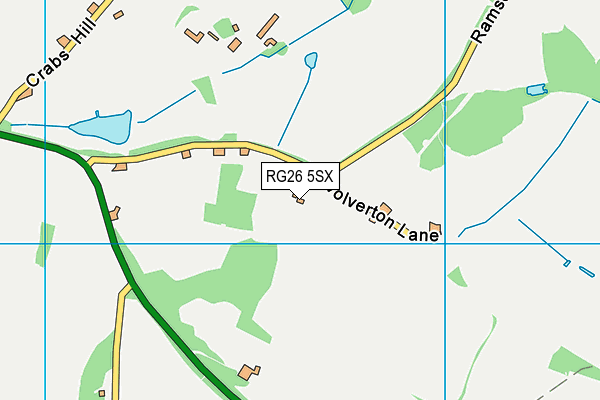 RG26 5SX map - OS VectorMap District (Ordnance Survey)