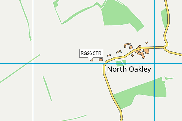RG26 5TR map - OS VectorMap District (Ordnance Survey)