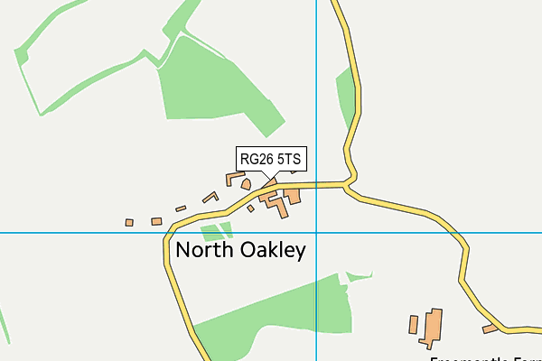 RG26 5TS map - OS VectorMap District (Ordnance Survey)