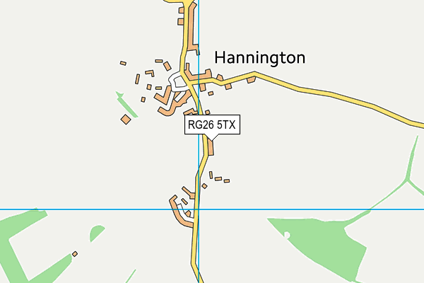 RG26 5TX map - OS VectorMap District (Ordnance Survey)