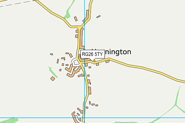 RG26 5TY map - OS VectorMap District (Ordnance Survey)