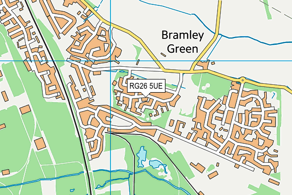 RG26 5UE map - OS VectorMap District (Ordnance Survey)