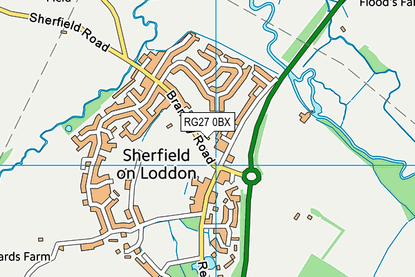 Map of THE GARAGE AT SHERFIELD LIMITED at district scale