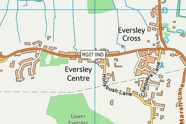 RG27 0ND map - OS VectorMap District (Ordnance Survey)