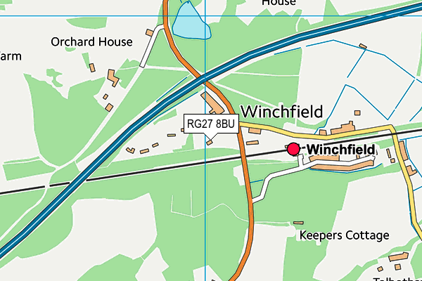 Map of WINCHFIELD COURT FARM LIMITED at district scale