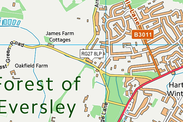 Map of JAMES FARM DAY NURSERY LIMITED at district scale