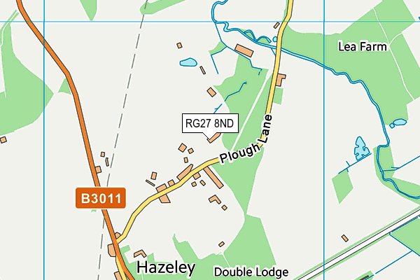 RG27 8ND map - OS VectorMap District (Ordnance Survey)