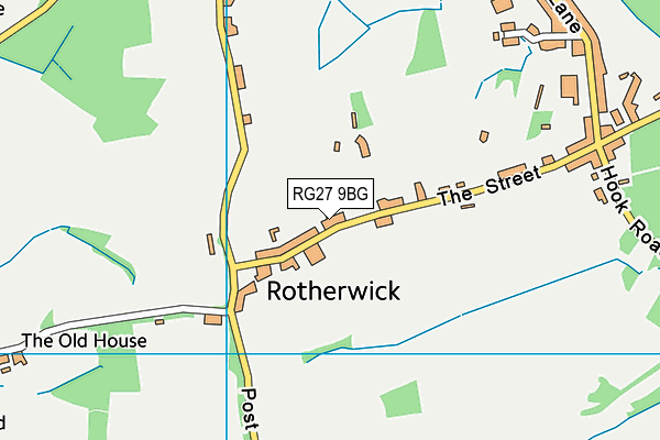 Whitewater Church of England Primary School map (RG27 9BG) - OS VectorMap District (Ordnance Survey)