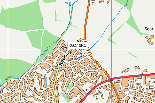 RG27 9RQ map - OS VectorMap District (Ordnance Survey)