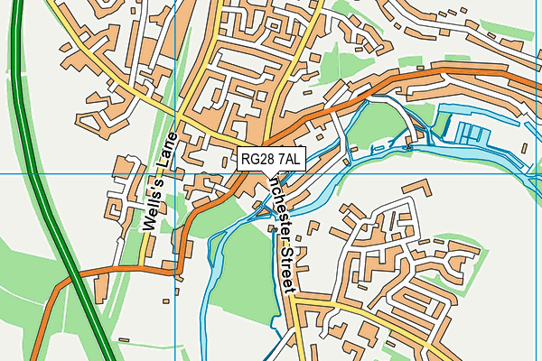 RG28 7AL map - OS VectorMap District (Ordnance Survey)