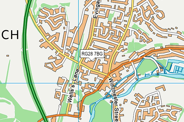 RG28 7BG map - OS VectorMap District (Ordnance Survey)